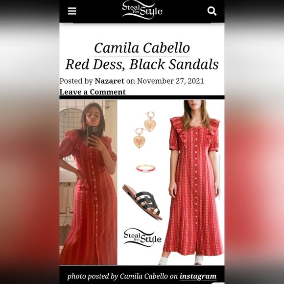 Christy Dawn The Darcy Dress Hibiscus Zinnia Stripe - Picture 7 of 7